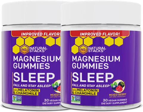 Two bottles of Sleep Magnesium Gummies